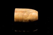 JADE MASK CARVED TUBULAR LONGS