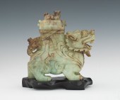 Jade Monster Vessel with Small