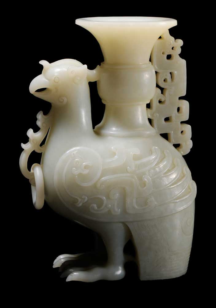 Jade Phoenix Vessel Chinese, very