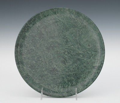 Jade Plate Simple polished circular