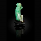 JADEITE CARVING OF A MONKEY
19