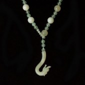 JADEITE JADE DRAGON HOOK LARIA