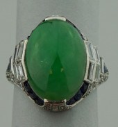 JADEITE, SAPPHIRE, DIAMOND AND