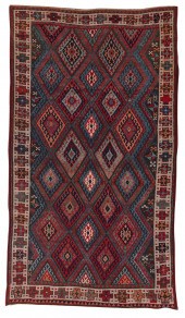 JAFF KURD RUG, PERSIA, MID 19T