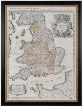 JAILLOT AND SANSON - MAP OF EN