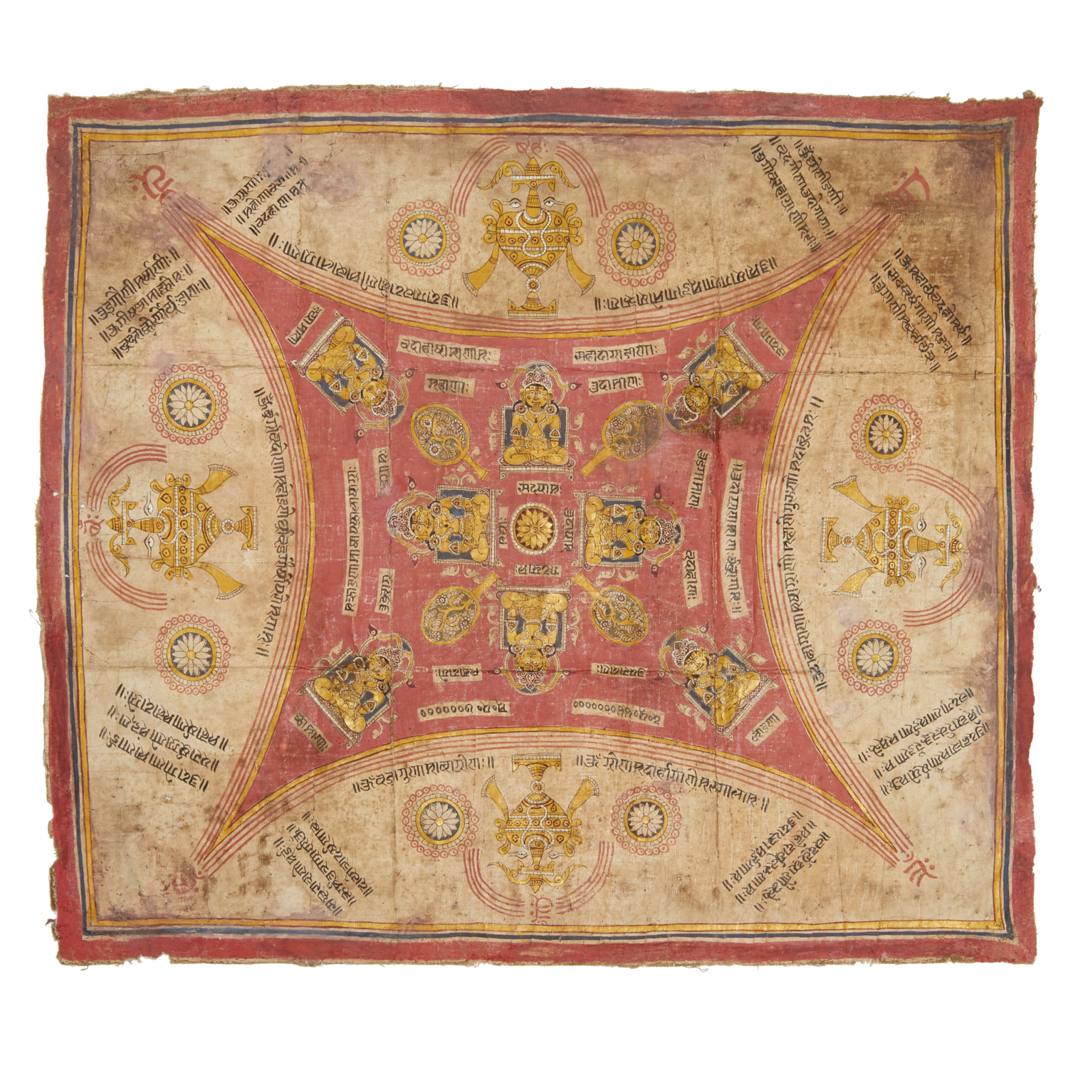 JAIN TANTRIC COSMOLOGY PAINTING,