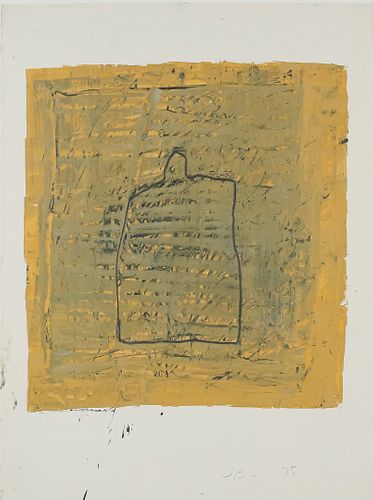 JAKE BERTHOT ENAMEL ON PAPER
