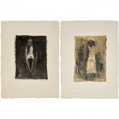 JAKE BERTHOT, PAIR OF ETCHINGS