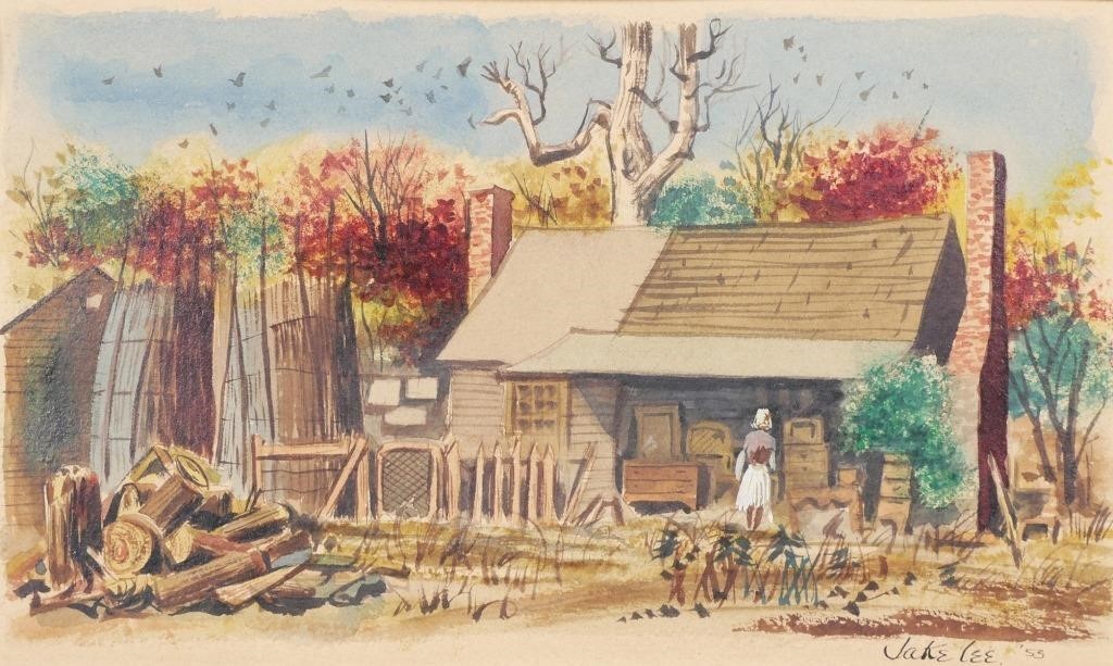 JAKE LEE, WATERCOLOR, RURAL