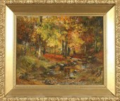 JAMES A. ABRAM OIL ON CANVASJA