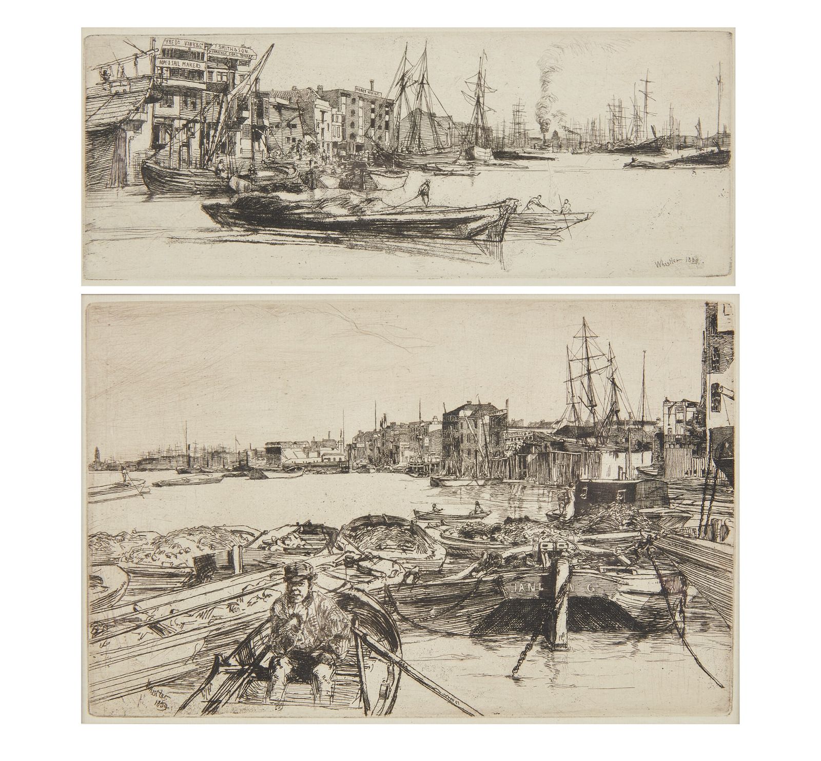 JAMES A. MCNEILL WHISTLER, THAMES