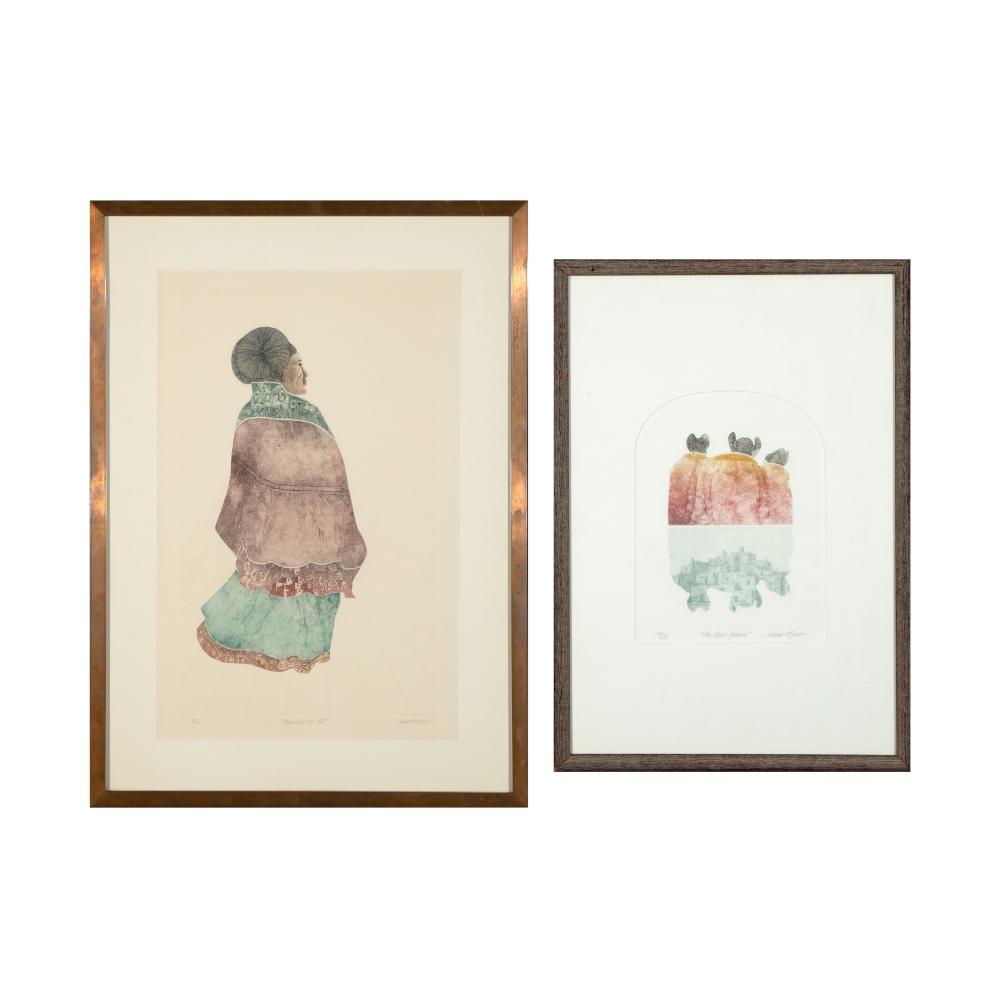 JAMES A. ROME, PAIR OF LITHOGRAPHS: