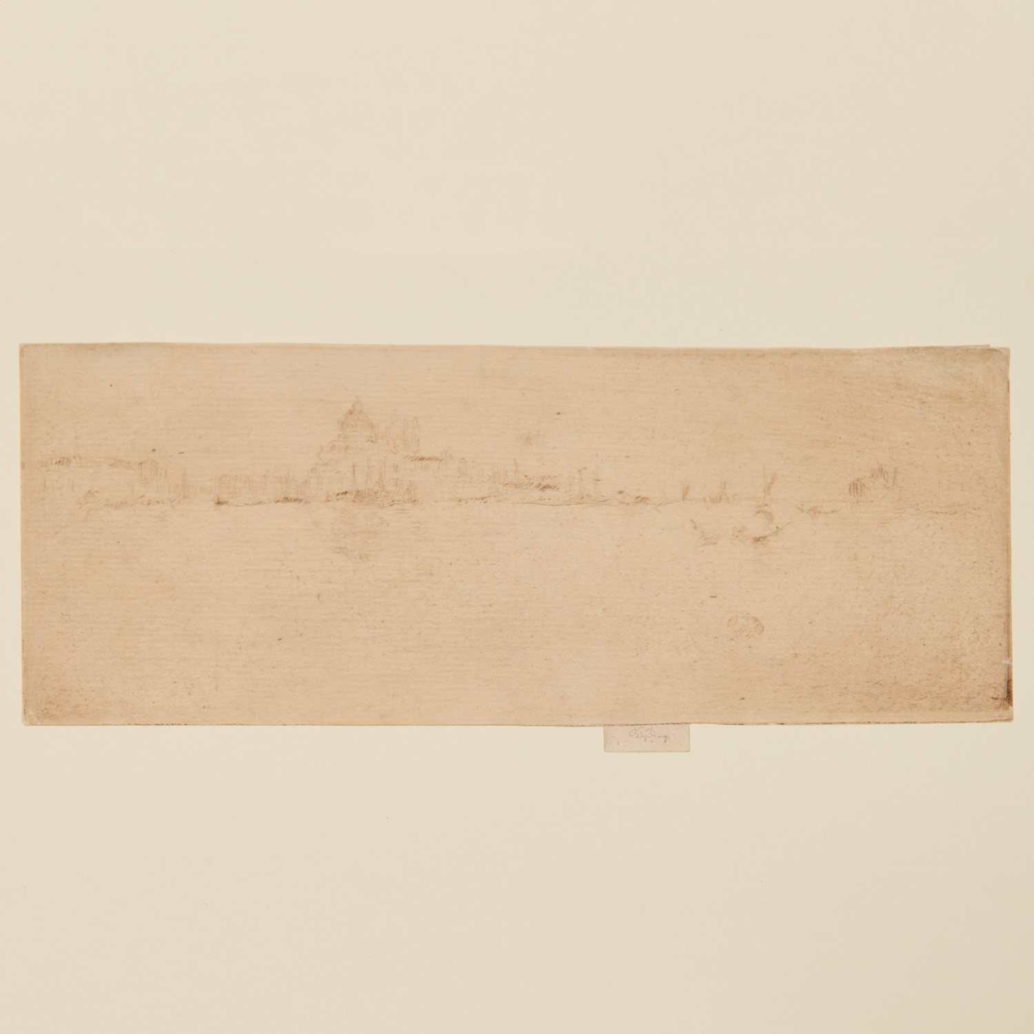 JAMES A.M. WHISTLER, BROWN DRYPOINT