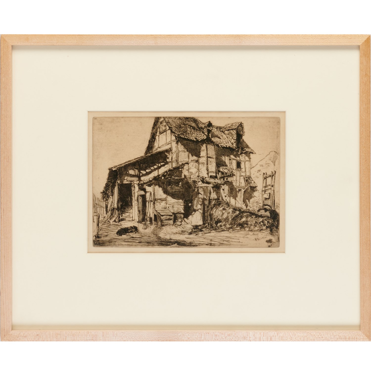 JAMES A.M. WHISTLER, ETCHING,