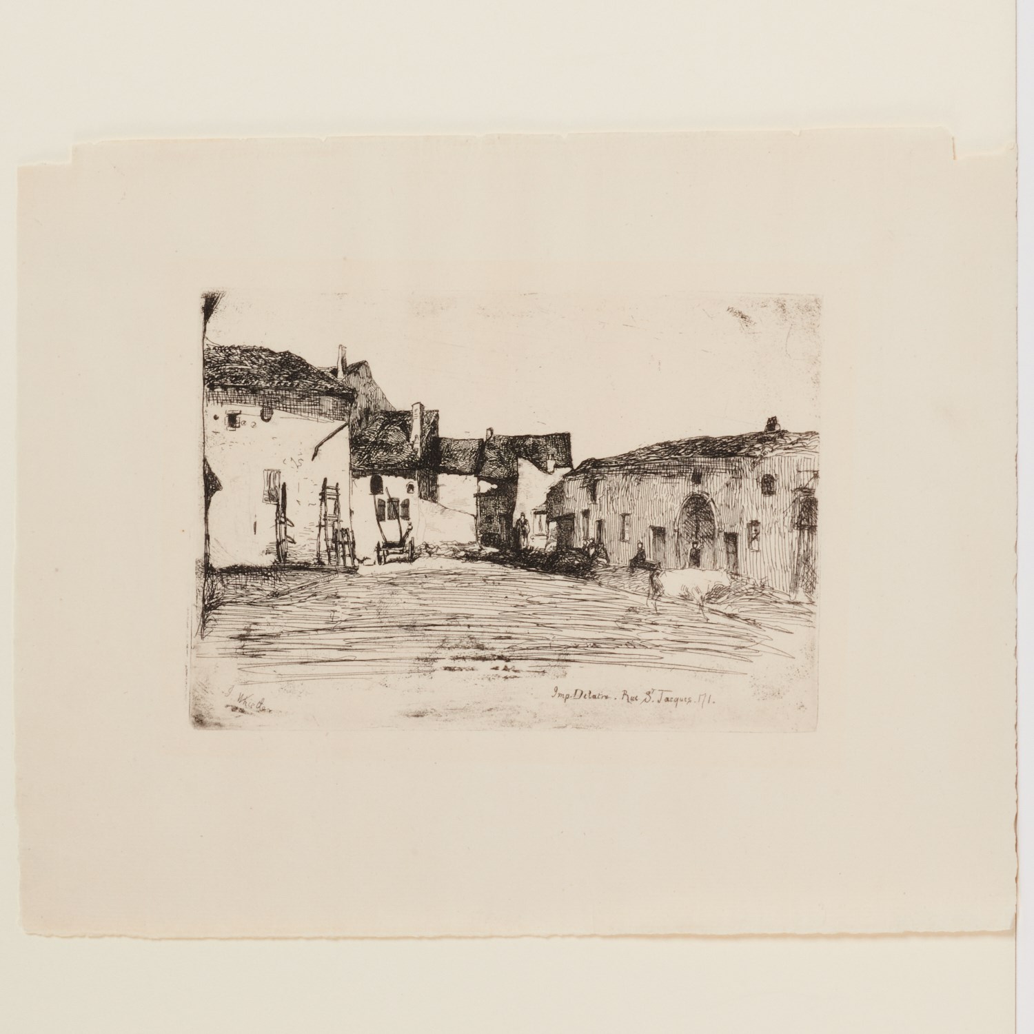 JAMES A.M. WHISTLER, ETCHING,