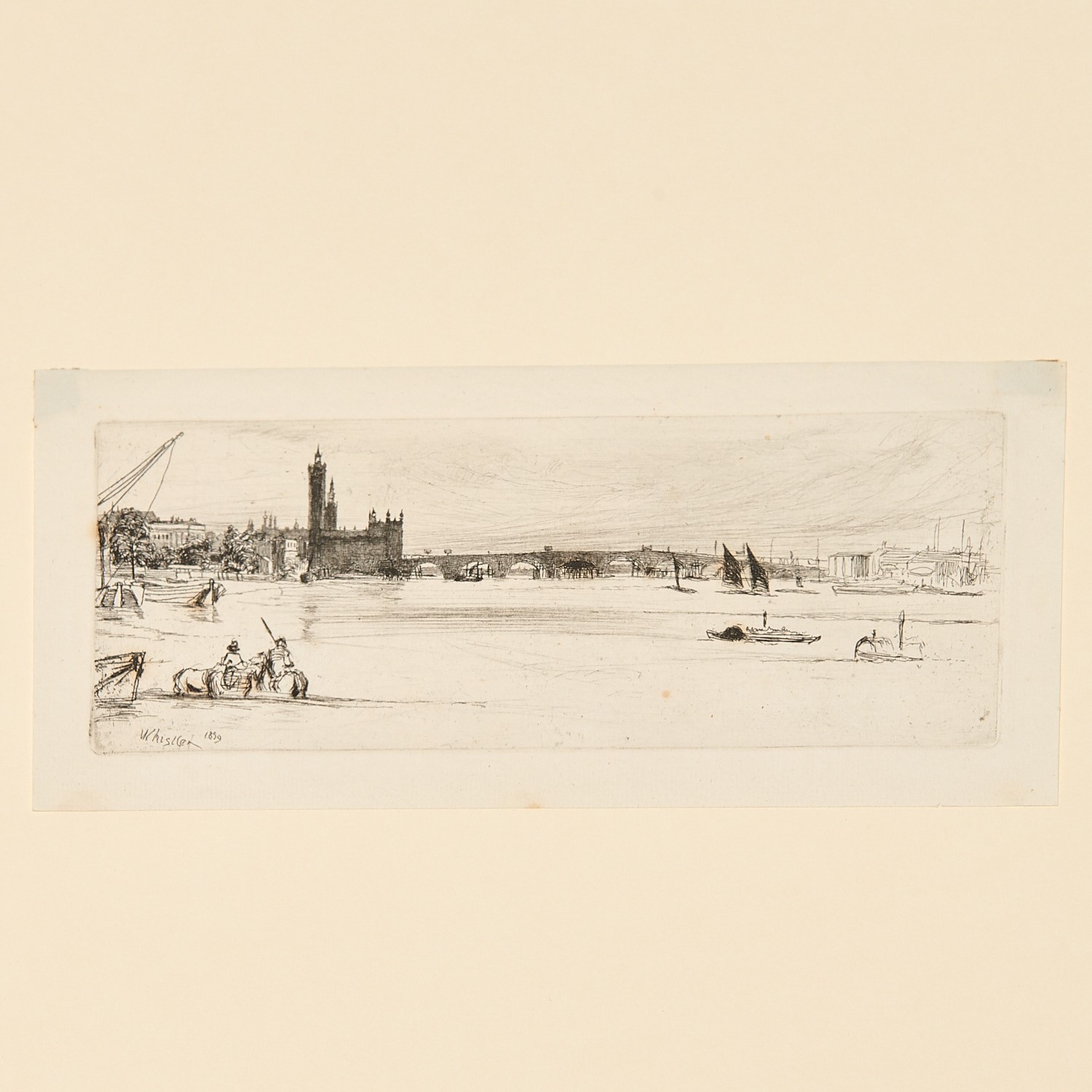 JAMES A.M. WHISTLER, THAMES SET