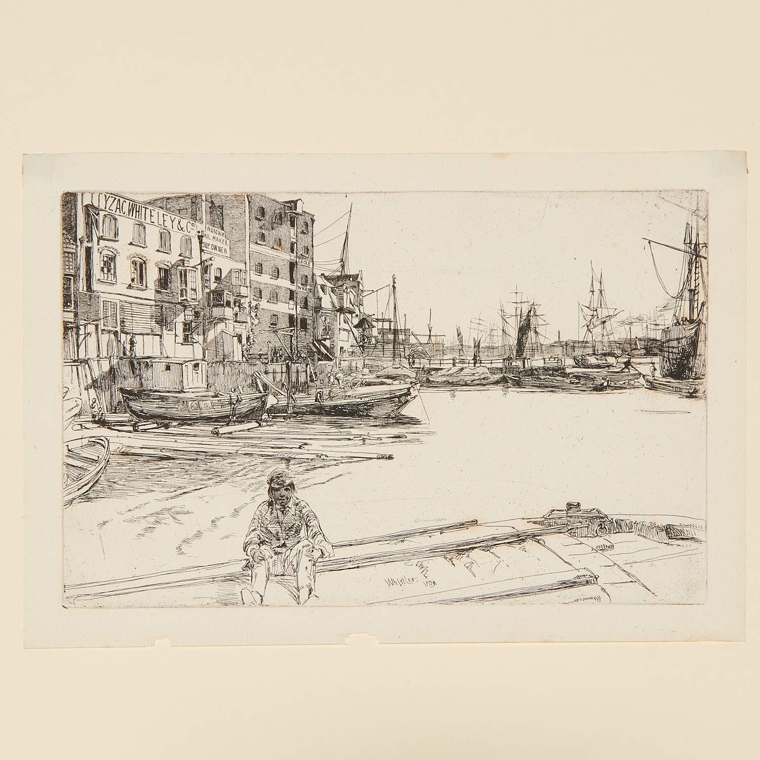 JAMES A.M. WHISTLER, THAMES SET