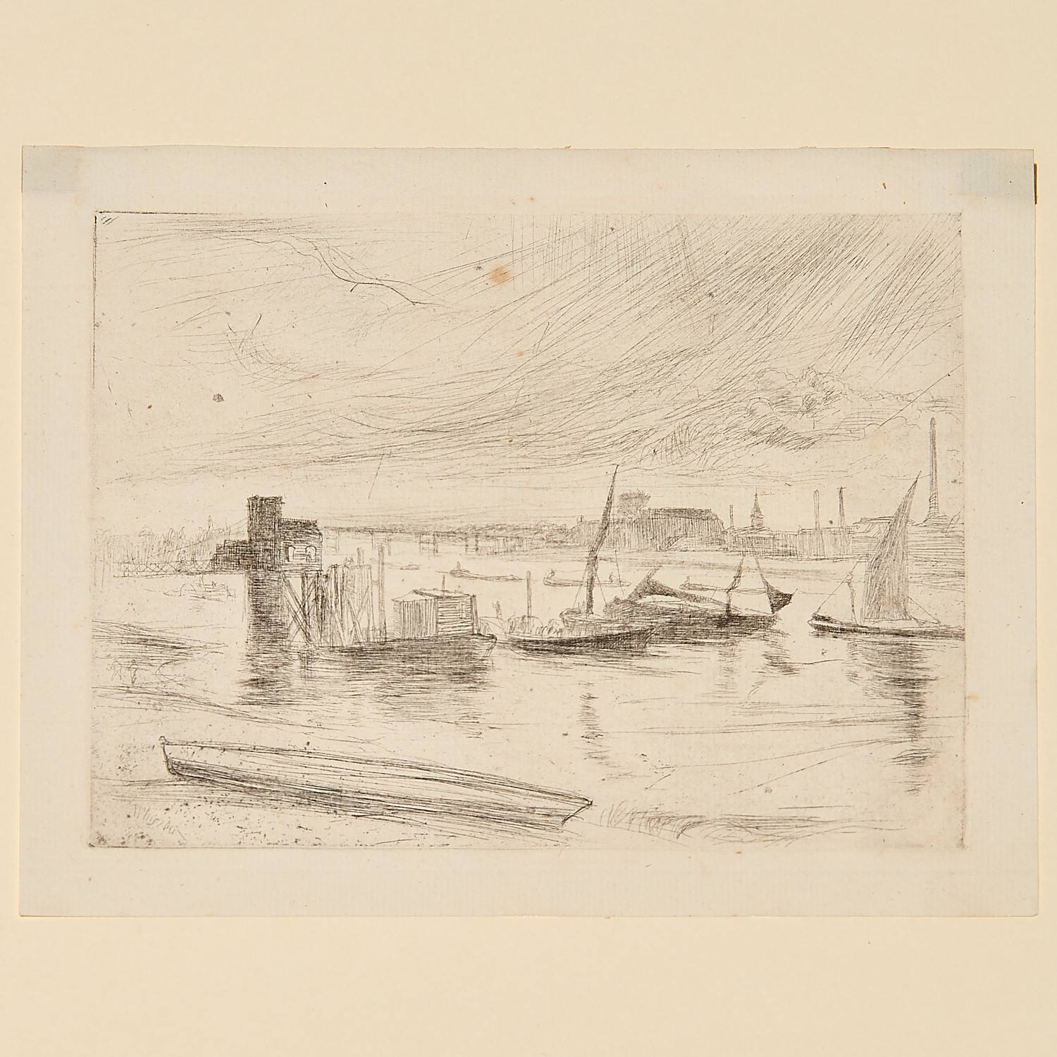 JAMES A.M. WHISTLER, THAMES SET