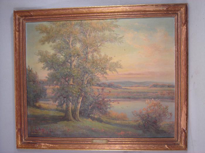 James Atkinson, 20th c, o/c, 24"