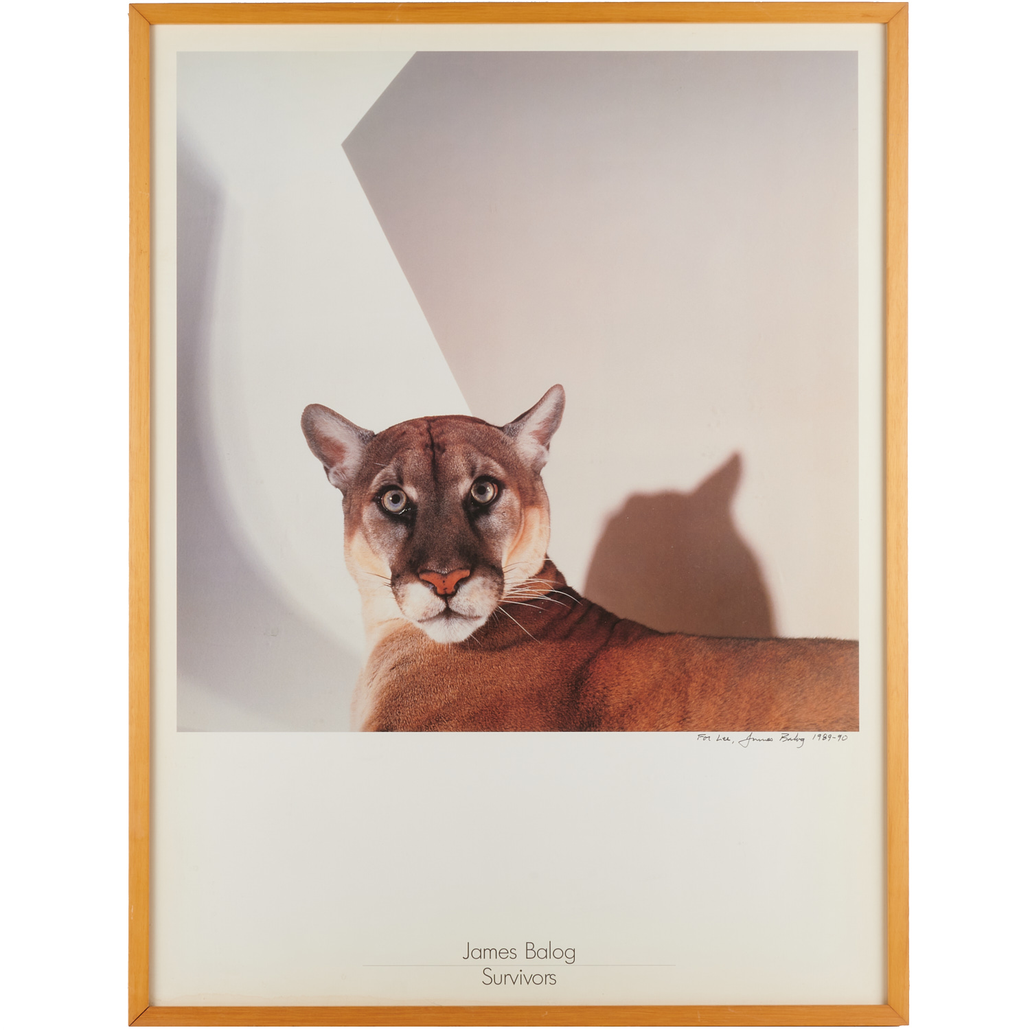 JAMES BALOG, SIGNED PRINT James
