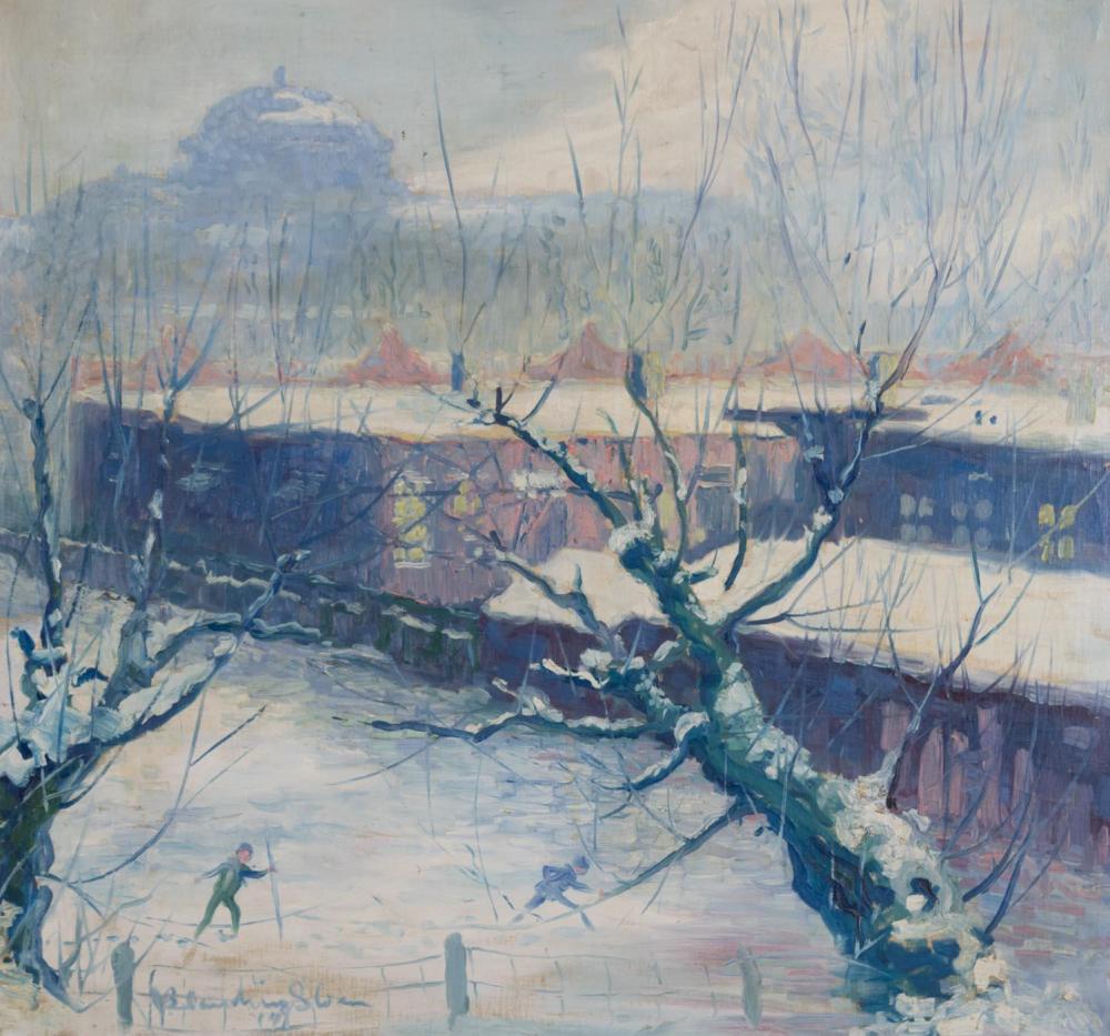 JAMES BLANDING SLOAN OIL ON