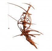 JAMES BORDEN: CARVED WOOD WALL