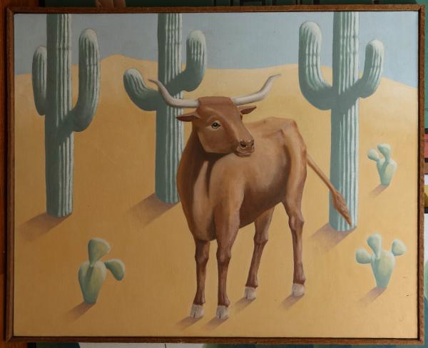 JAMES BURNETT OIL ON CANVAS