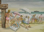 JAMES CARLIN WATERCOLORJames C
