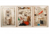 JAMES COIGNARD TRIPTYCH MIXED