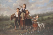 JAMES COLMAN (20TH C.) OIL ON