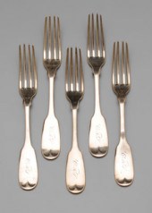 James Conning Coin Silver Fork