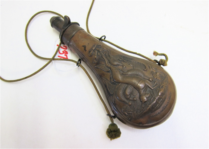 JAMES DIXON COPPER POWDER FLASK