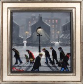 JAMES DOWNIE (BORN 1949) OIL O