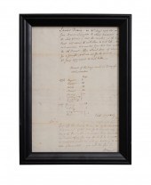 JAMES DUANE, SIGNED REVOLUTION