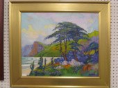 James Dudley Saly Oil on Canva