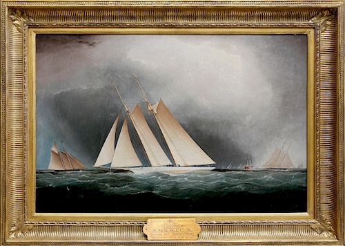 JAMES E. BUTTERSWORTH OIL ON CANVAS