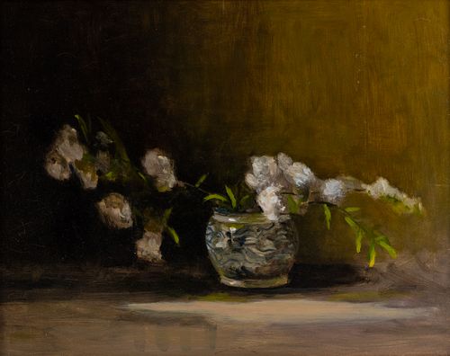 JAMES E. CALK SIGNED FLORAL STILL