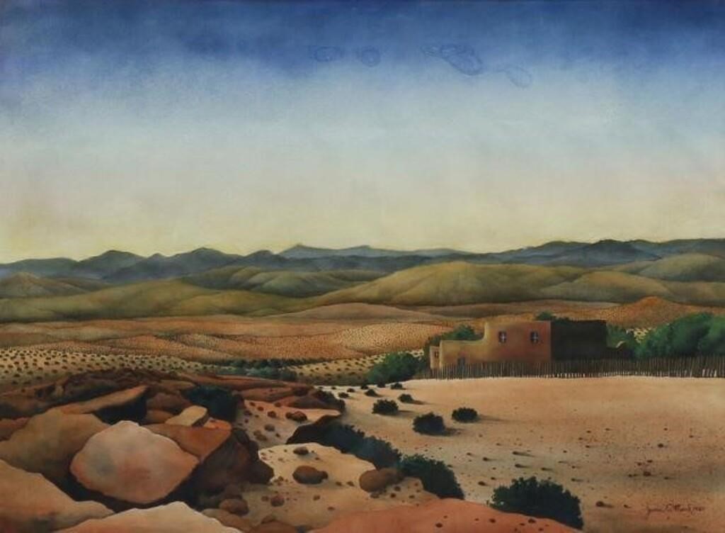 JAMES E. MASCH (TX, 20TH C.) DESERT