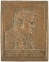 JAMES EARL FRASER BRONZE BAS R