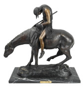 JAMES EARLE FRASER BRONZE SCUL