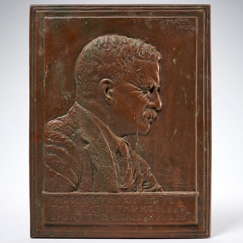 JAMES EARLE FRASER, TEDDY ROOSEVELT
