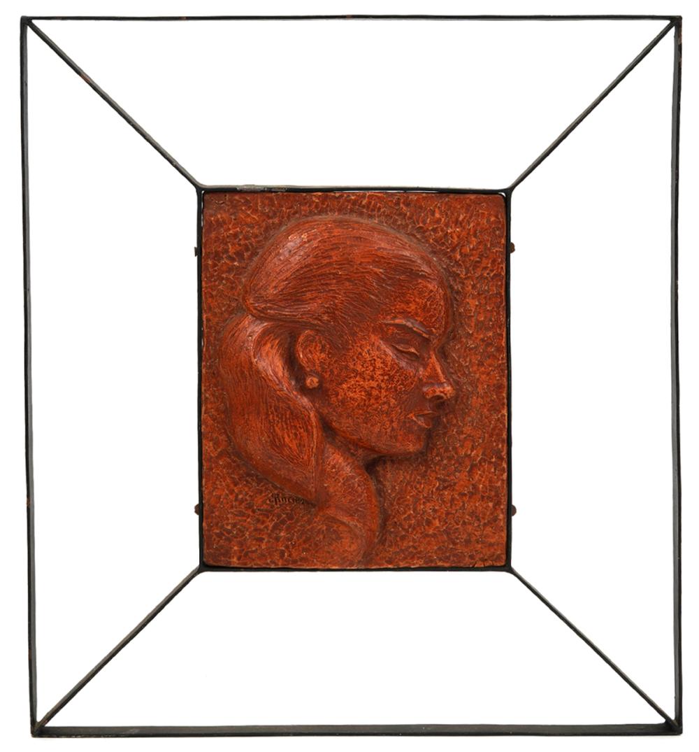 JAMES EDWARD RITCHIE FRAMED CERAMIC