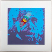 JAMES FAUST "EINSTEIN" ACRYLIC