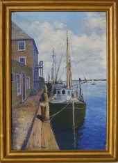 JAMES FRANCIS BARKER OIL ON CA