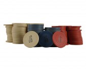 JAMES GARNER SET OF POKER CHIP