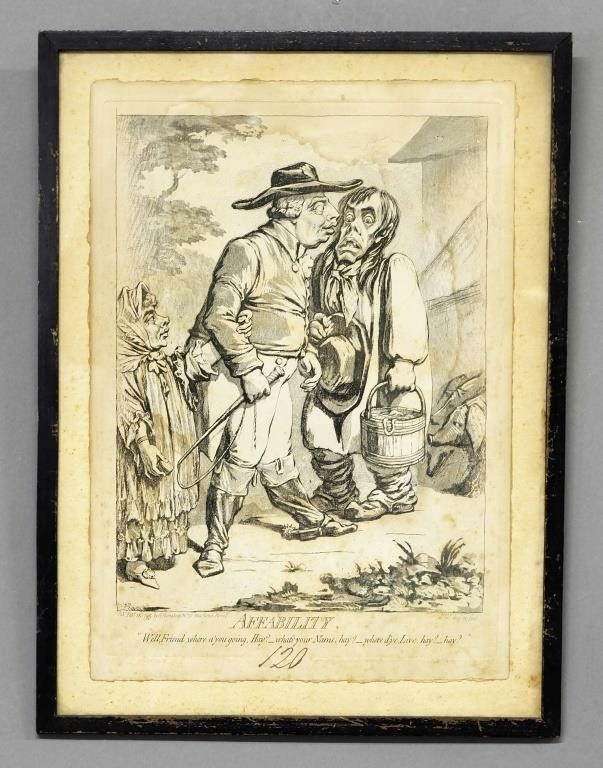 James Gillray 1791 engraving of
