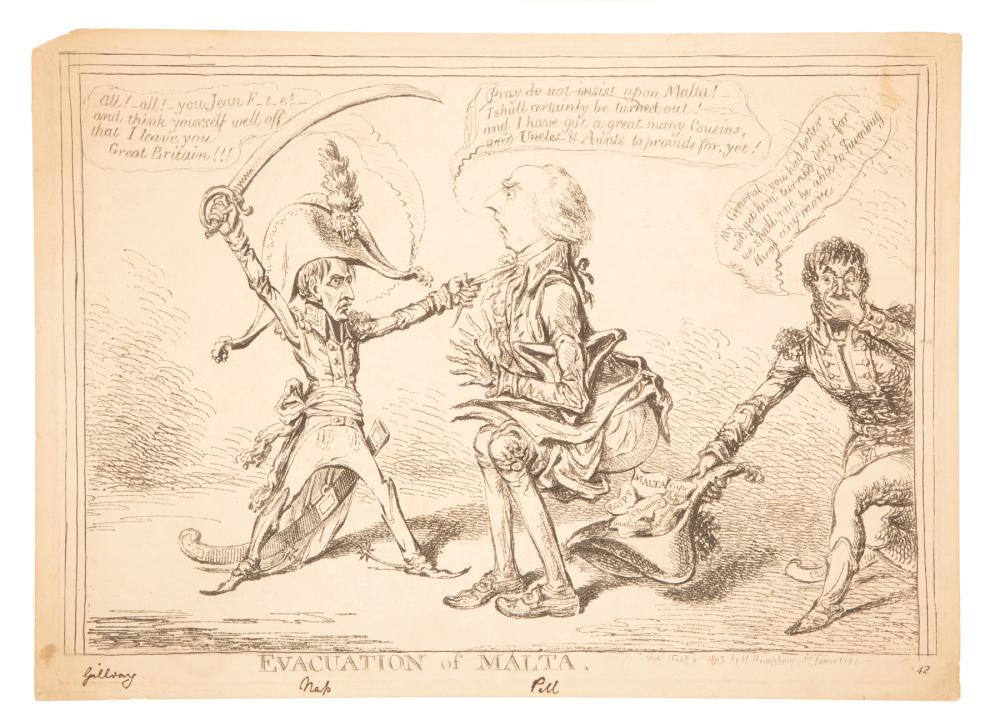 JAMES GILLRAY (BRITISH,