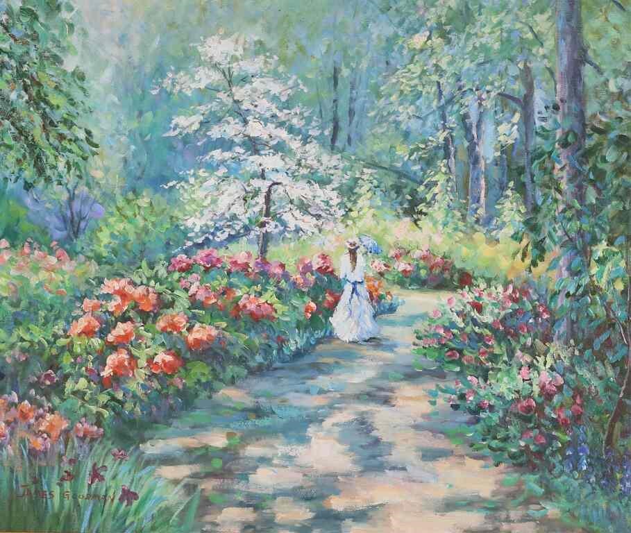 JAMES GOODMAN OIL ON CANVAS