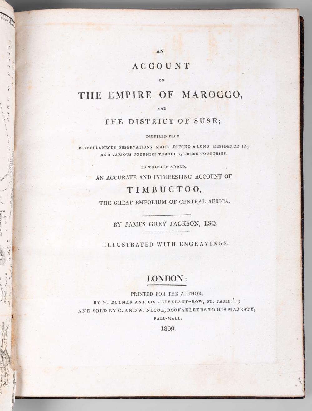 JAMES GREY JACKSON. AN ACCOUNT OF
