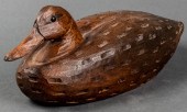 JAMES HADDEN SIGNED DUCK DECOY